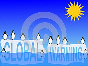 Global warming with penguins