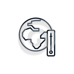 global warming vector icon. global warming editable stroke. global warming linear symbol for use on web and mobile apps, logo,