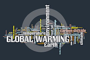 Global warming concept