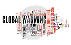 Global warming words