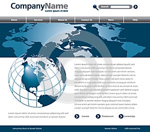 Global webpage design