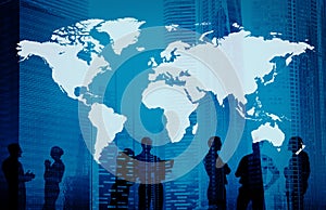 Global World Cartography Business International Concept photo