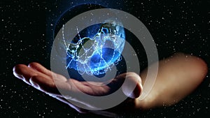 Global World Communication Connection Business Network Internet Techology Concept