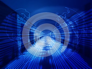 Globalization economy background