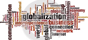 Globalization word cloud
