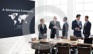 Globalized Community Unity Connection Network Concept