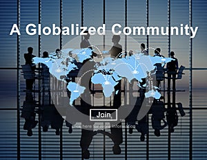 A Globalized Community Worldwide Connection Network Concept