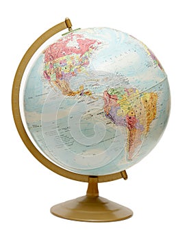 Globe on the Americas photo