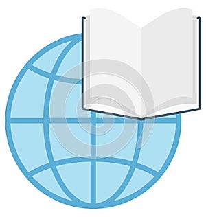 Globe Color Isolated Vector Icon that can be easily modified or edit