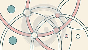 Globe with Connected Lines, Global Data Network Vector Map, vector design Generative AI