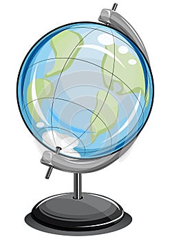 Globe earthly ball