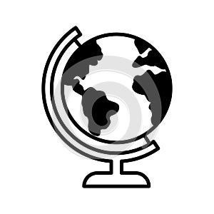 Globe, Education Icon Vector Design Template