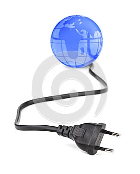 Globe and electrical cable