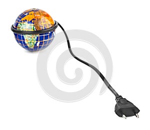 Globe and electrical cable