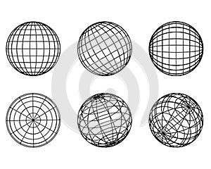 Globe elements-spheres