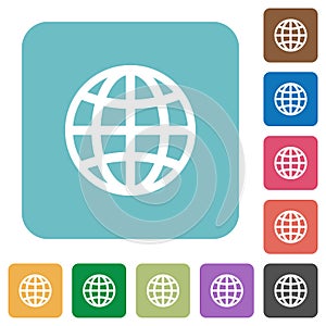 Globe flat icons