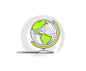 Globe icon design