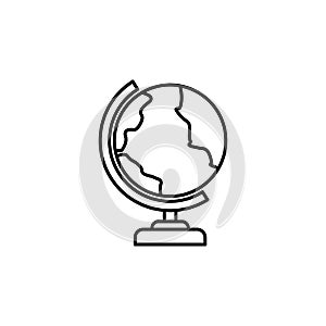 globe icon. Element of web icon for mobile concept and web apps.