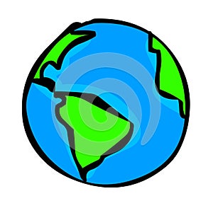 Globe illustration