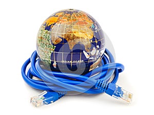 Globe and internet cable