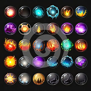 globe magic sphere game ai generated