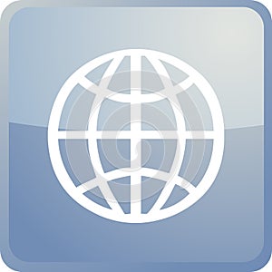 Globe navigation icon