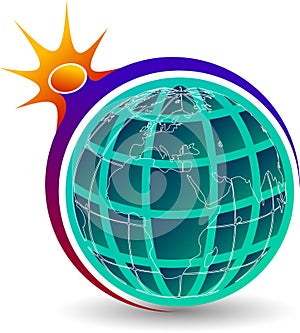 Globe power logo