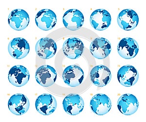 Globe rotation phases