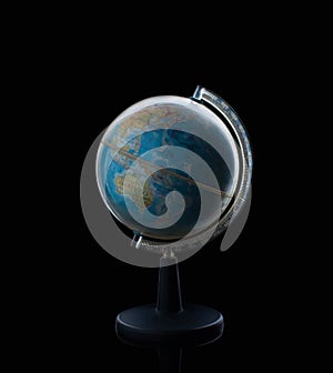 Globe sphere orb model effigy. vintage style world, global, education