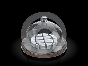 Globe symbol under the dome