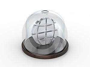 Globe symbol under the dome