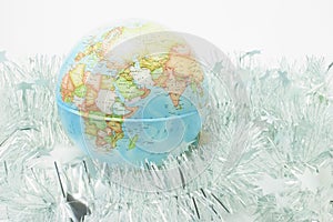 Globe with Tinsels