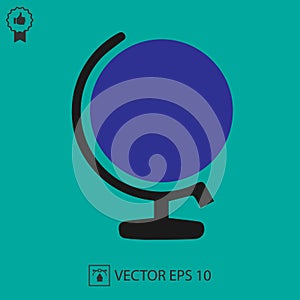 Globe vector icon eps 10