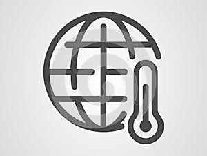 Globe vector icon sign symbol