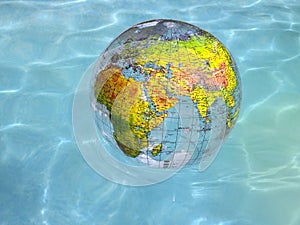 Globe in Water photo