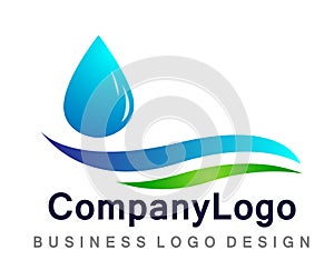 Globe Water drop logo concept of water drop with world save earth wellness symbol icon nature drops elements vector design