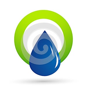 Globe Water drop save logo concept of water drop with world save earth wellness symbol icon nature drops elements vector design