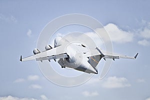 Globemaster at takeoff in Oklahoma City