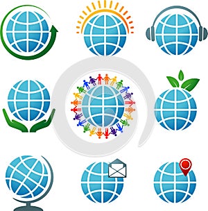 Globes icons