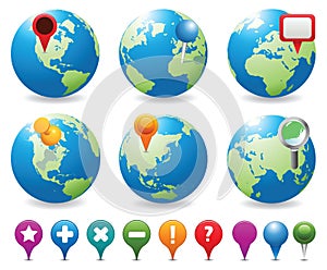 Globes&Navigation Icons