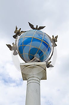 Globus (Globe) monument in Kiev photo