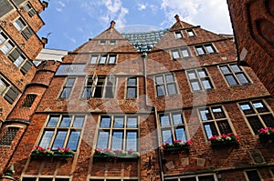 Glockenspiel at the BÃ¶ttcher street in Bremen, Germany