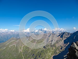 Gloedis - Scenic view of the majestic mountain ridges of High Tauern seen near Gloedis in Schober group, East Tyrol