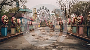 Gloomy Metropolis: Exploring An Abandoned Theme Park