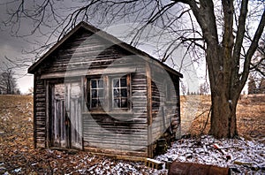 Gloomy shed photo