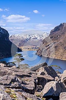 Gloppedalsura, or Gloppura, is a scree in Gloppedalen, a one of the largest screes in Scandinavia and Northern Europe