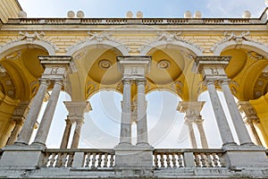 Gloriette at Schoenbrunn Palace Gardens, Vienna, Austria