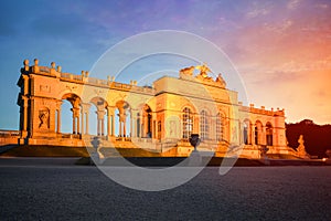 Gloriette in Schoenbrunn Palace Gardens, Vienna, Austria