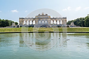Gloriette in Schonbrunn Palace Gardens, Vienna