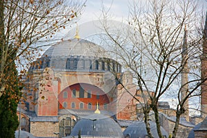 The glorious museum of Hagia Sophia in modern Istanbul